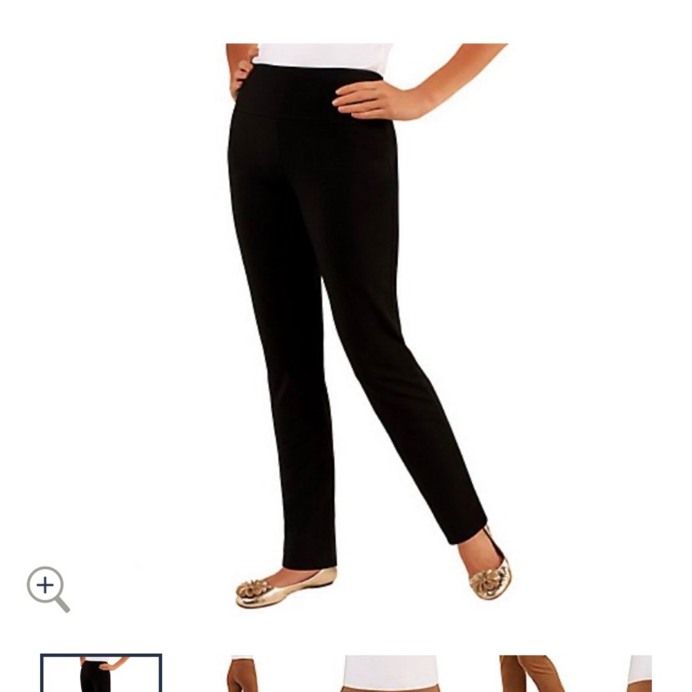 Women With Control Petite Slim Leg Pants NWOT